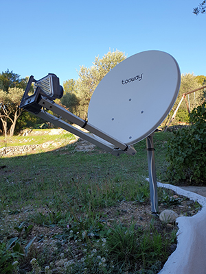 Installation et réglage à Marseille de parabole internet par satellite